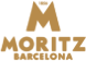 Logotip de la cervesa Moritz en versió daurada