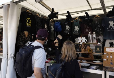 Image of the Fanshop Area during the Festival