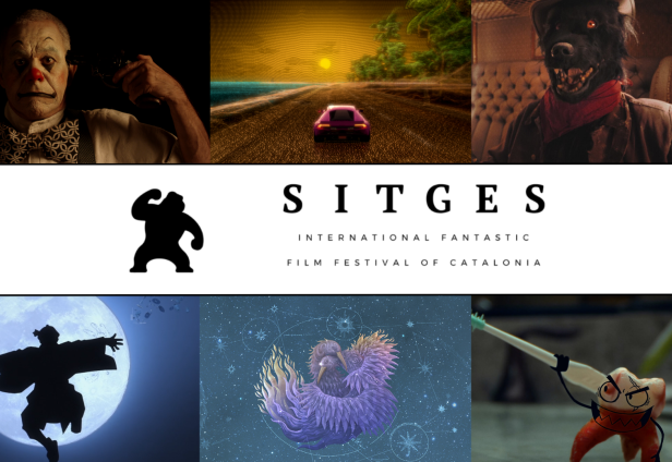 Collage de algunos de los cortos anunciados para SITGES2023