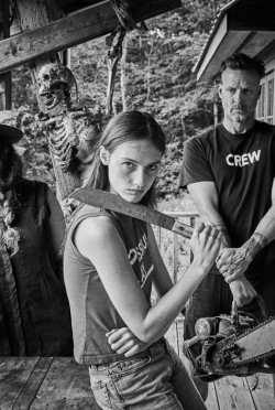 Zelda Adams, Toby Poser and John Adams