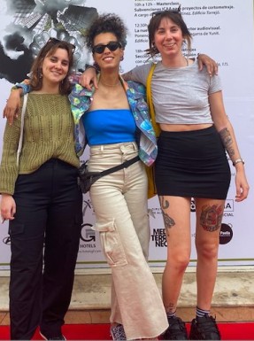 Marina Donderis, Núria Poveda y Marina Cortó
