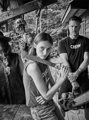 Zelda Adams, Toby Poser and John Adams